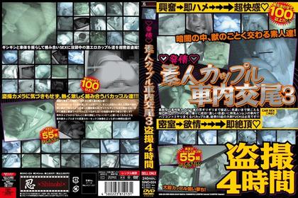 SINO-024 ◆ 4 Time Amateur Couple Voyeur Car Three Mated Estrous ◆